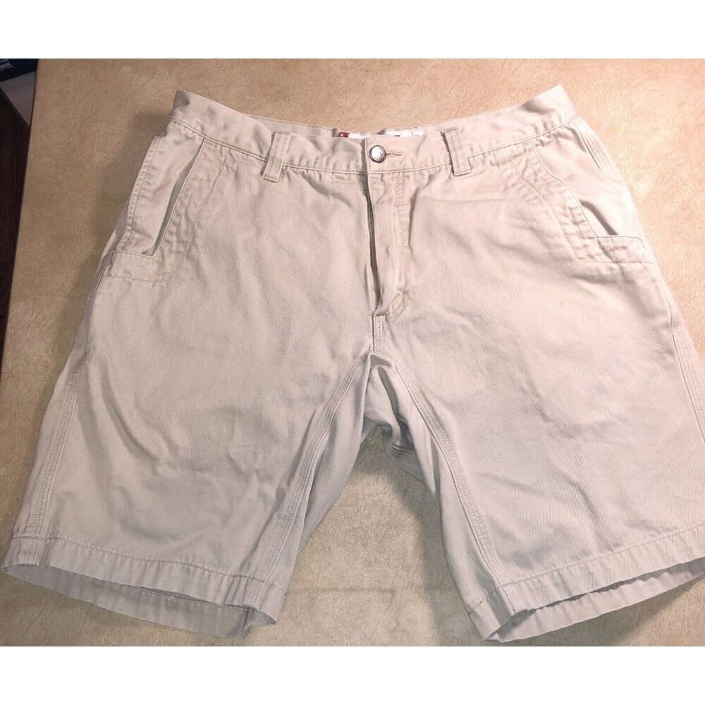 Mountain Khakis MK Jackson Hole Wyoming Mens Shorts Size 32 x 10 EUC